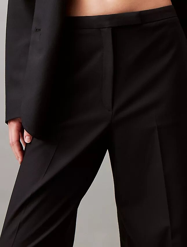 Refined Stretch Wide Leg Trouser Refined Stretch Wide Leg Trouser