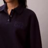 Relaxed Ck Polo Sweatshirt Relaxed Ck Polo Sweatshirt