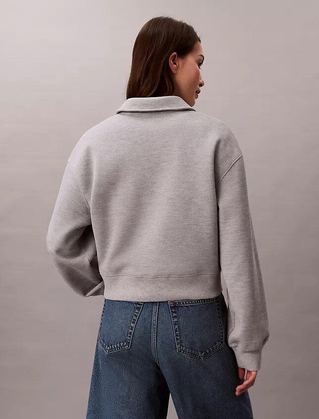 Relaxed Ck Polo Sweatshirt Relaxed Ck Polo Sweatshirt