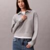 Relaxed Ck Polo Sweatshirt Relaxed Ck Polo Sweatshirt