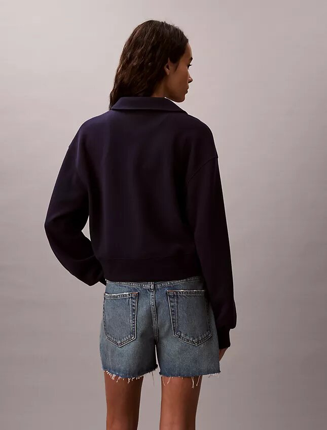 Relaxed Ck Polo Sweatshirt Relaxed Ck Polo Sweatshirt