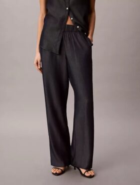 Relaxed Denim Pull-On Jeans