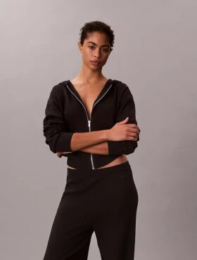 Relaxed Knit Hoodie