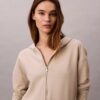 Relaxed Knit Hoodie