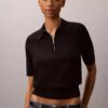 Relaxed Knit Polo Sweater Relaxed Knit Polo Sweater