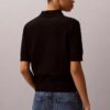 Relaxed Knit Polo Sweater Relaxed Knit Polo Sweater