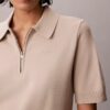 Relaxed Knit Polo Sweater Relaxed Knit Polo Sweater