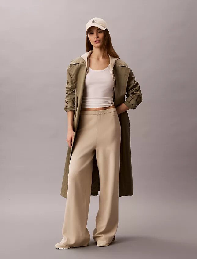 Relaxed Knit Wide Leg Pants Relaxed Knit Wide Leg Pants