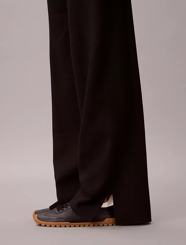 Relaxed Knit Wide Leg Pants Relaxed Knit Wide Leg Pants