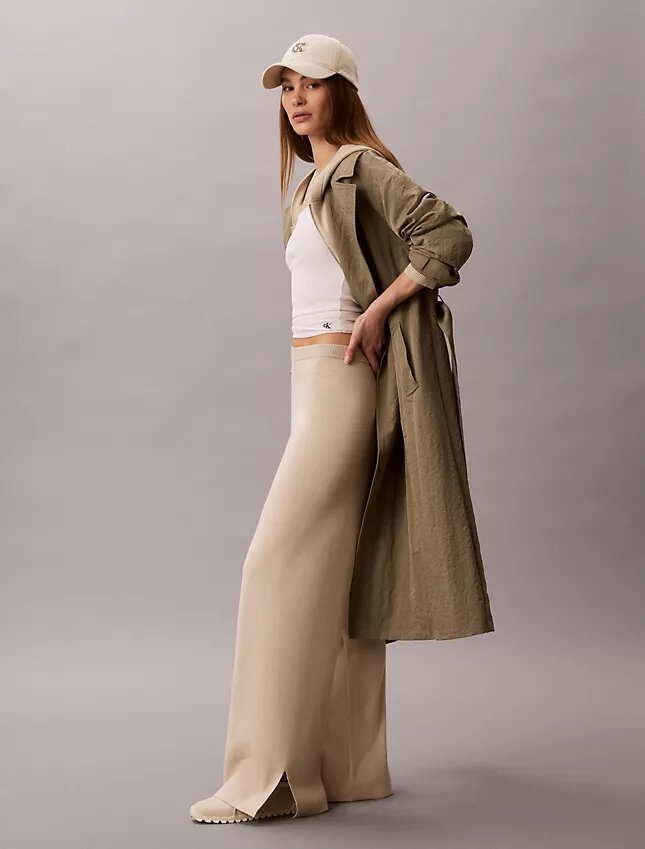 Relaxed Knit Wide Leg Pants Relaxed Knit Wide Leg Pants