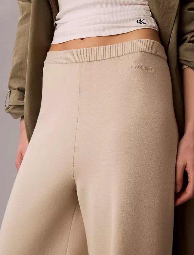 Relaxed Knit Wide Leg Pants Relaxed Knit Wide Leg Pants