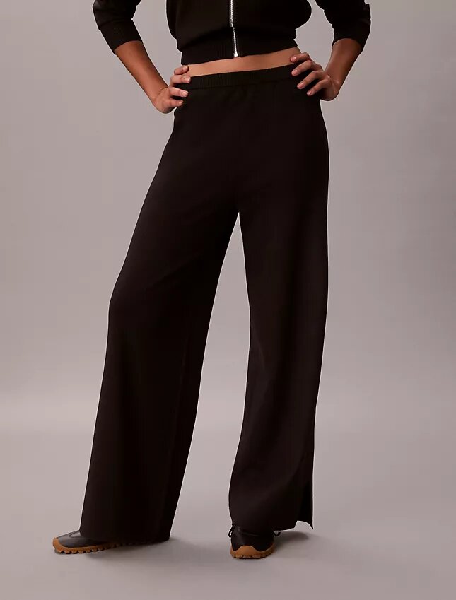 Relaxed Knit Wide Leg Pants Relaxed Knit Wide Leg Pants