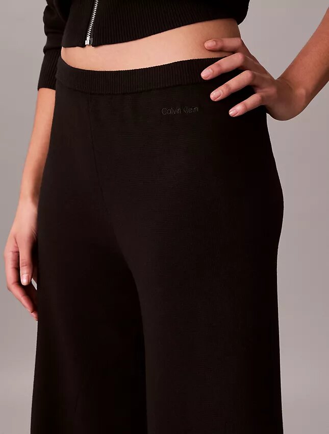 Relaxed Knit Wide Leg Pants Relaxed Knit Wide Leg Pants