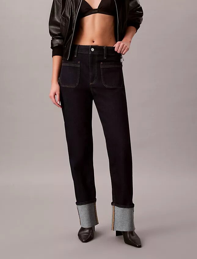 Relaxed Straight Cuff Jeans Relaxed Straight Cuff Jeans