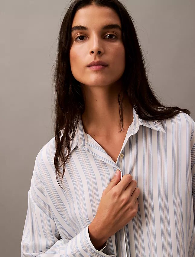 Relaxed Viscose Button Down Shirt Relaxed Viscose Button Down Shirt