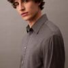 Relaxed Wool Blend Button-Down Shirt Relaxed Wool Blend Button-Down Shirt