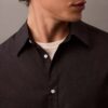 Relaxed Wool Blend Button-Down Shirt Relaxed Wool Blend Button-Down Shirt