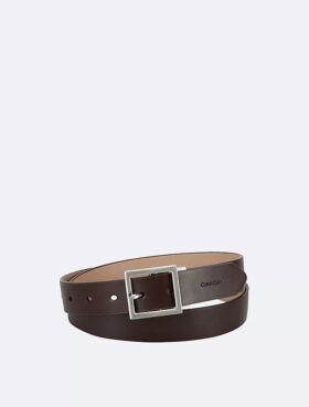 Reversible Center Bar Buckle Belt