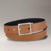 Reversible Center Bar Buckle Belt Reversible Center Bar Buckle Belt