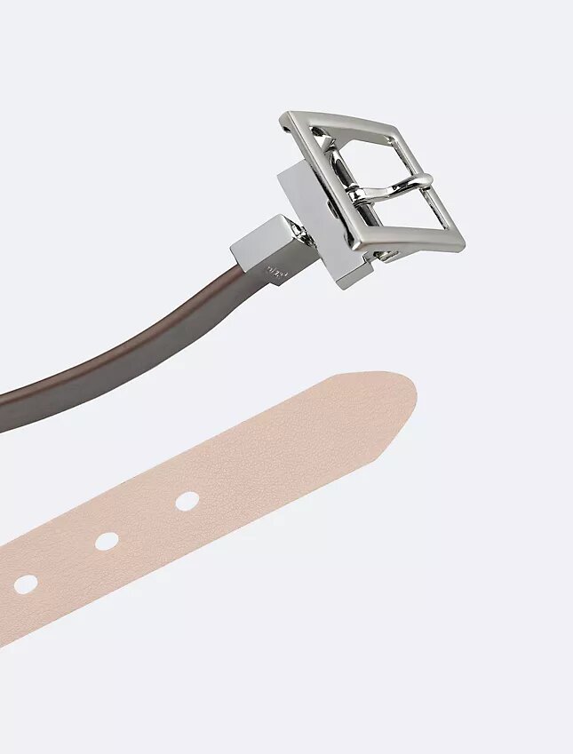Reversible Center Bar Buckle Belt Reversible Center Bar Buckle Belt