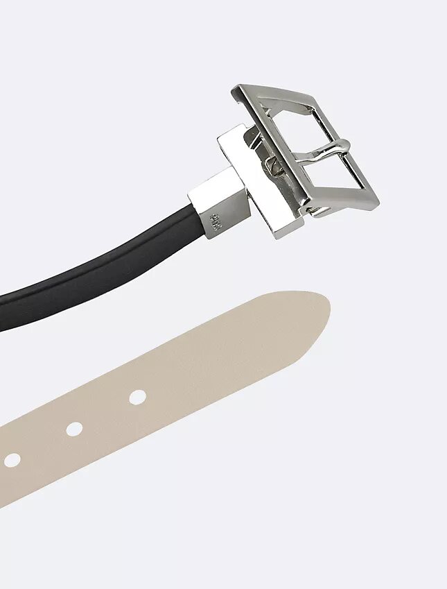 Reversible Center Bar Buckle Belt Reversible Center Bar Buckle Belt