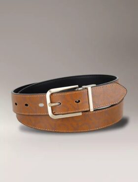 Reversible Monogram Logo Belt