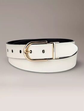 Reversible Round Buckle Belt