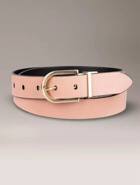 Reversible Round Buckle Belt