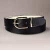 Reversible Round Buckle Belt Reversible Round Buckle Belt