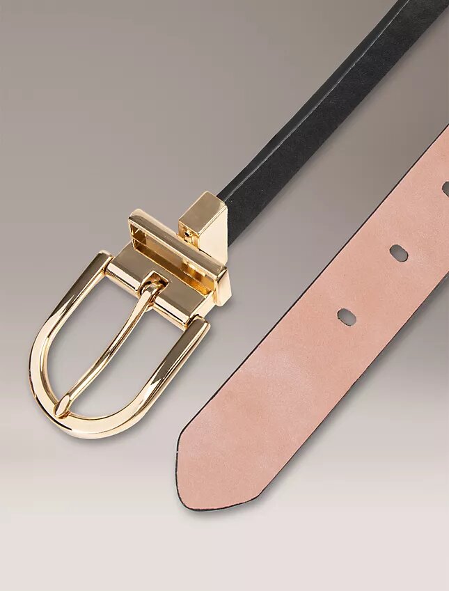 Reversible Round Buckle Belt Reversible Round Buckle Belt