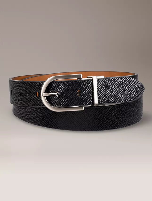 Reversible Round Buckle Belt Reversible Round Buckle Belt