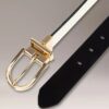 Reversible Round Buckle Belt Reversible Round Buckle Belt