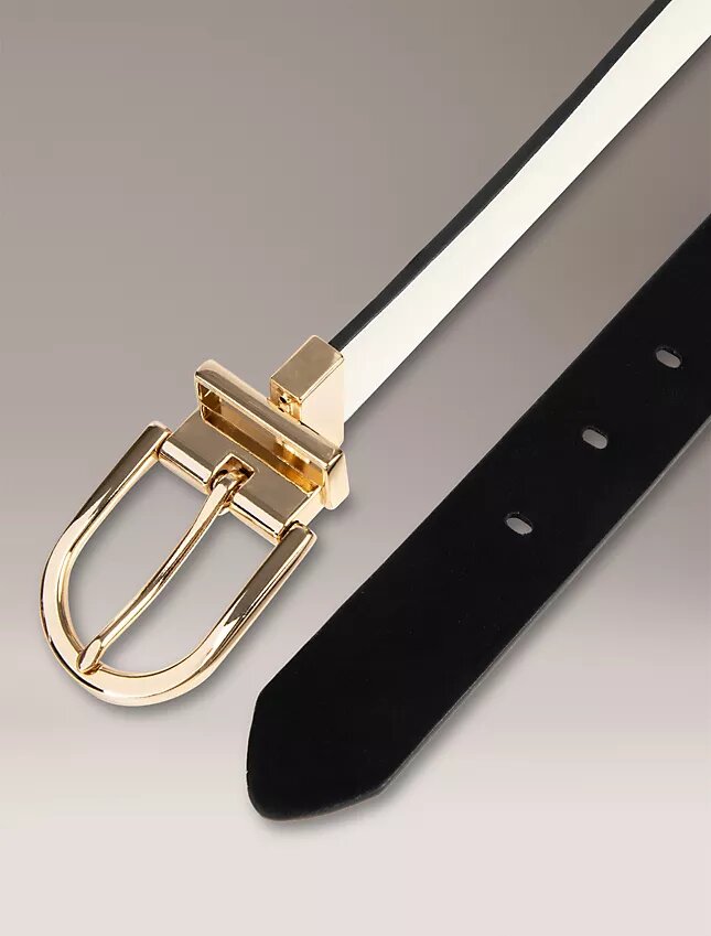 Reversible Round Buckle Belt Reversible Round Buckle Belt