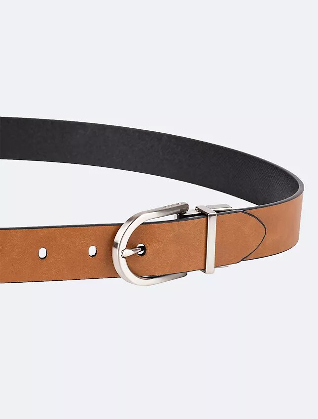 Reversible Round Buckle Belt Reversible Round Buckle Belt