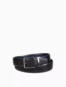 Reversible Saffiano Leather Dress Belt Reversible Saffiano Leather Dress Belt