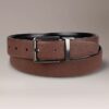 Reversible Saffiano Leather Dress Belt Reversible Saffiano Leather Dress Belt