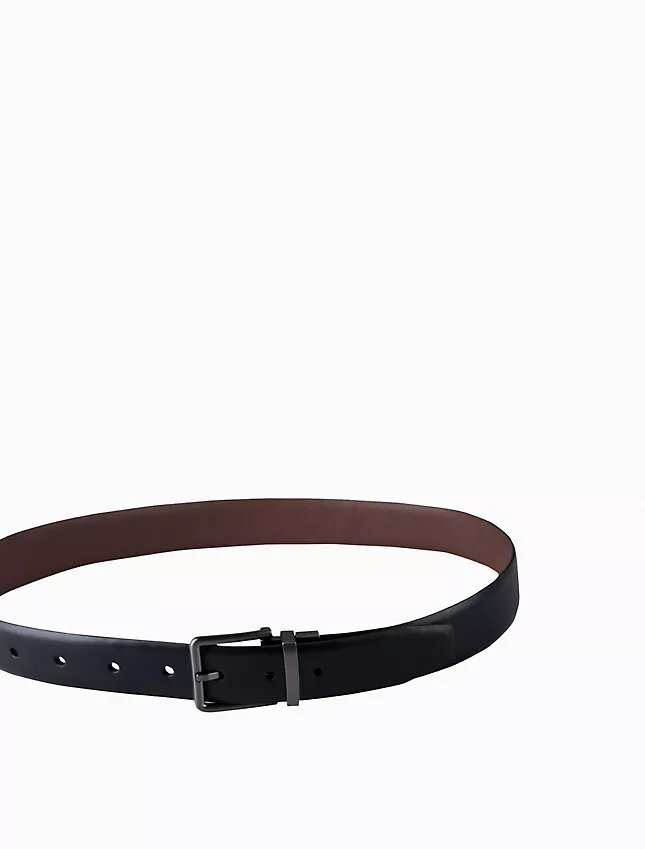 Reversible Saffiano Leather Dress Belt Reversible Saffiano Leather Dress Belt