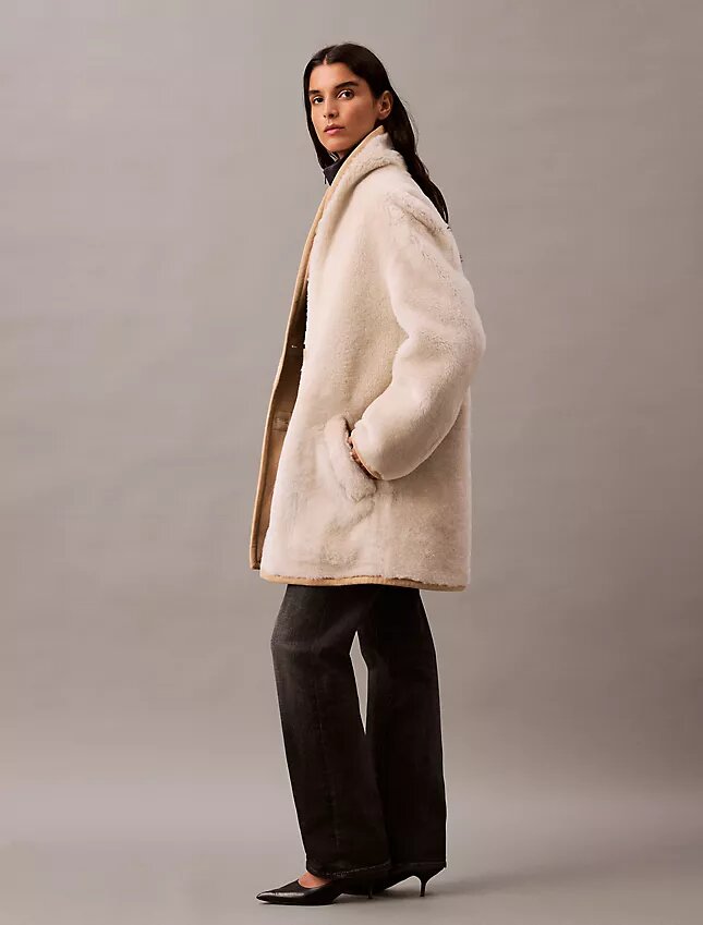 Reversible Shearling Coat Reversible Shearling Coat
