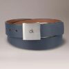 Reversible Square Logo Plaque Belt