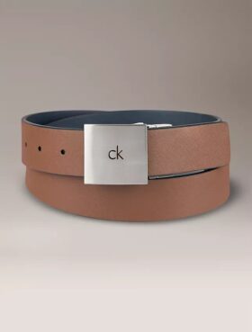 Reversible Square Logo Plaque Belt Reversible Square Logo Plaque Belt