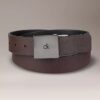 Reversible Square Logo Plaque Belt