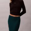 Rib Cotton Midi Skirt Rib Cotton Midi Skirt