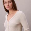 Rib Cropped Cardigan