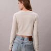 Rib Cropped Cardigan