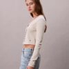Rib Cropped Cardigan
