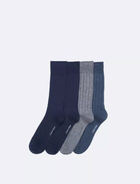 Rib Logo 4-Pack Dress Socks Rib Logo 4-Pack Dress Socks