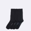 Rib Logo 4-Pack Dress Socks