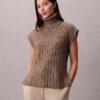 Rib Relaxed Sleeveless Sweater Rib Relaxed Sleeveless Sweater