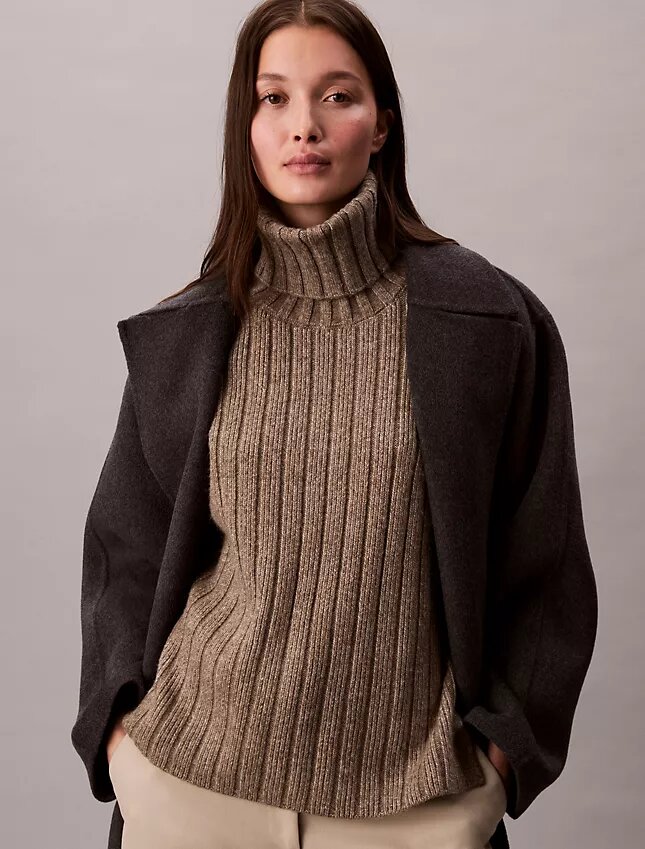 Rib Relaxed Sleeveless Sweater Rib Relaxed Sleeveless Sweater