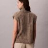 Rib Relaxed Sleeveless Sweater Rib Relaxed Sleeveless Sweater